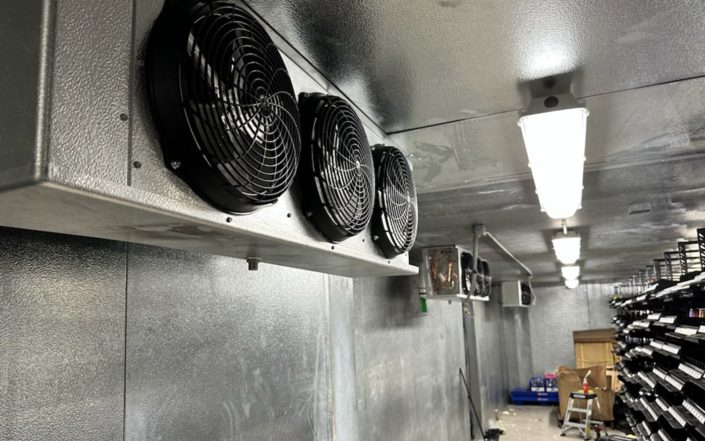 Cooling Fans In Commercial Fridge
