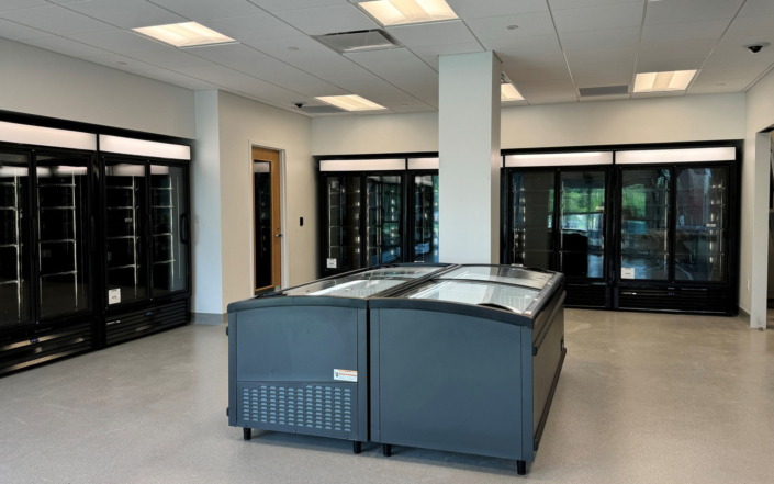 Cooling Units And Fridge In Server Room