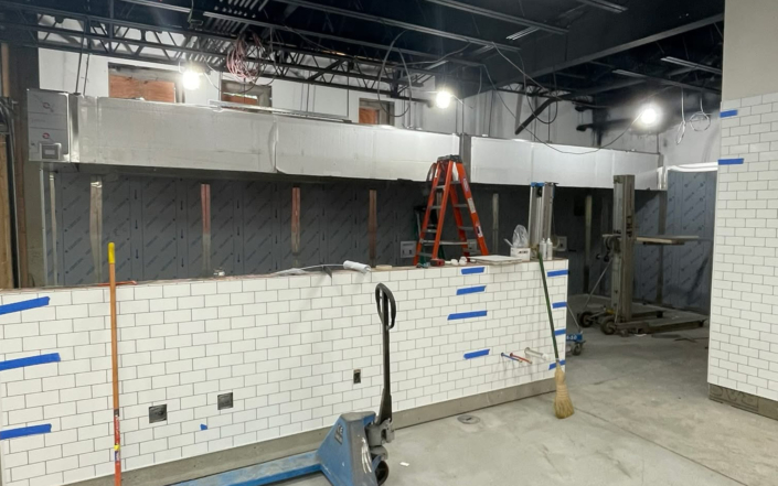 Ductwork And Hvac Install In New Construction Building Horizontal