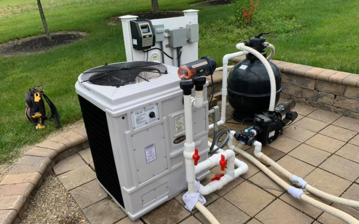 Heat Siphon Hvac System Outside House